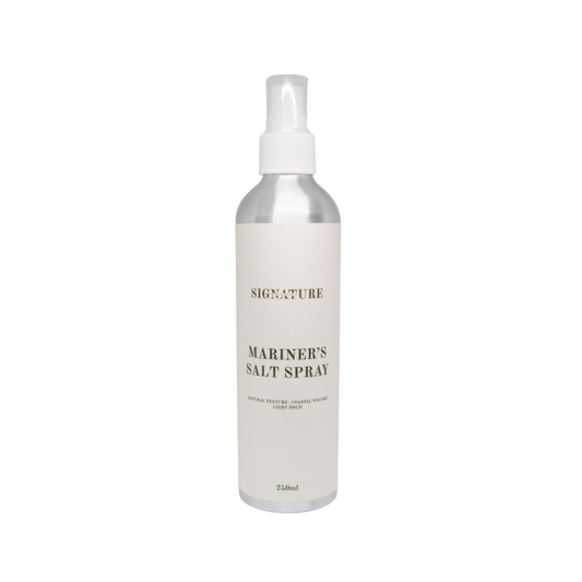 Bottle of 'Mariner's Salt Spray' on a white background